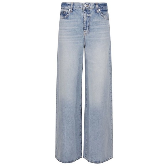 7 For All Mankind High-Waisted Wide-Leg Marie Denim Jeans - NWT